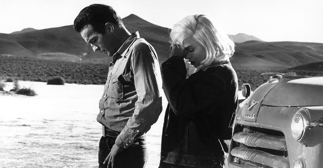 Montgomery Clift y Marilyn Monroe en "Vidas Rebeldes" (1961)